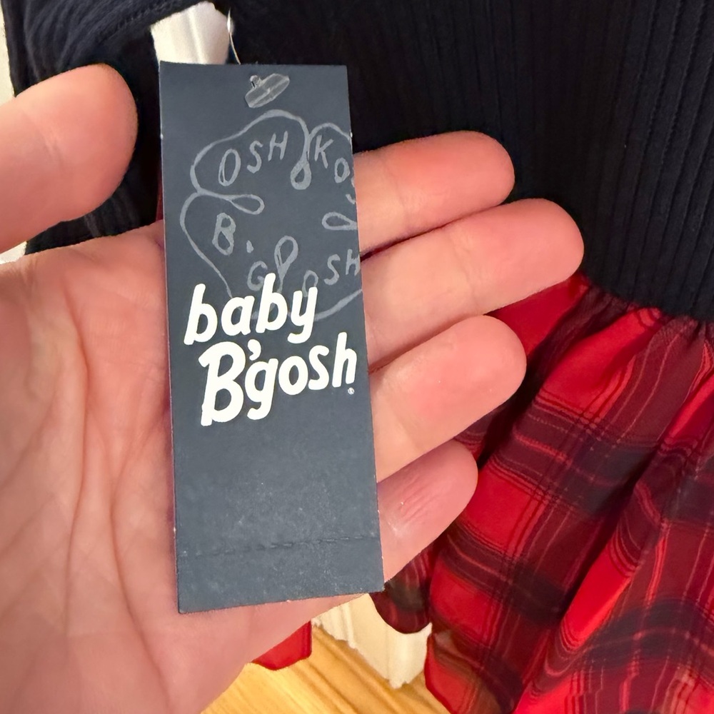 OshKosh B'gosh Black and Red Baby Dress - Picture 5 of 5